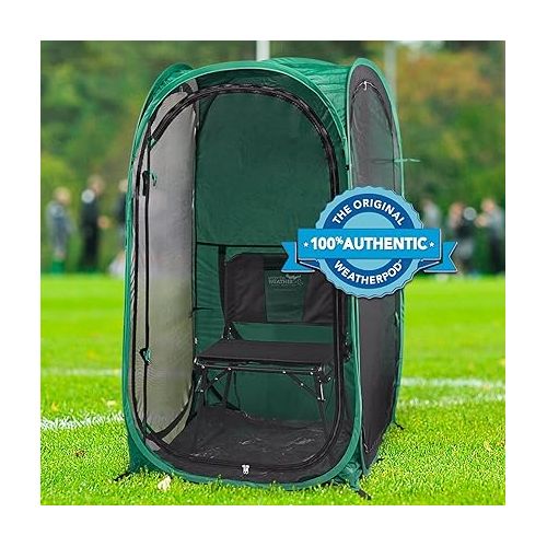  The Original - WeatherPod 1-Person Bug-Screen Pod - Pop-Up 1-Person Mosquito Screen Tent Made with Fine Gauge, No-See-Um Proof Mesh