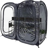 WeatherPod - The Original Pop Up Spectator Pod - Extra Large Weatherproof Pop-Up Pod for up to 2 People - Lightweight, Easy Open & Close - Protection from Cold, Wind and Rain - 70” x 35”