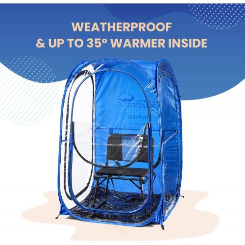  Under the Weather MyPodXL 1 Person Pop-up Weather Pod. The Original, Patented WeatherPod