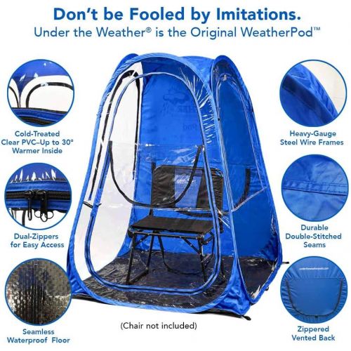  Under the Weather XLPod 1-Person Pop-up Weather Pod. The Original, Patented WeatherPod