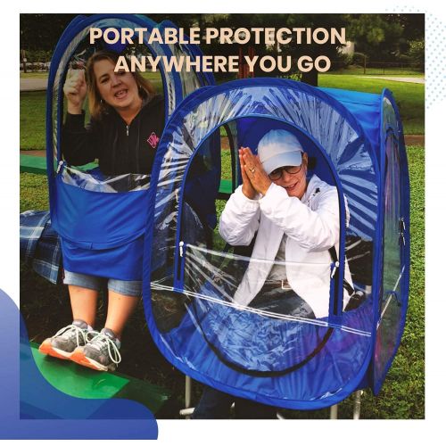  Under the Weather ChairPod 1-Person Wearable Pod for Scooters, Wheelchairs and Folding Chairs, Protection from Cold, Wind and Rain