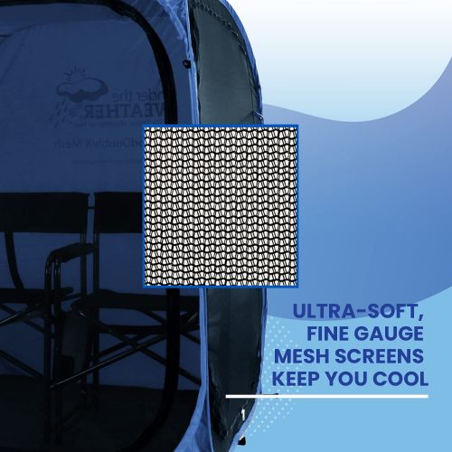  Under the Weather MyPod Mesh 2XL ? Pop-Up Mosquito Screen Tent Made with Fine Gauge, No-See-Um Proof Mesh