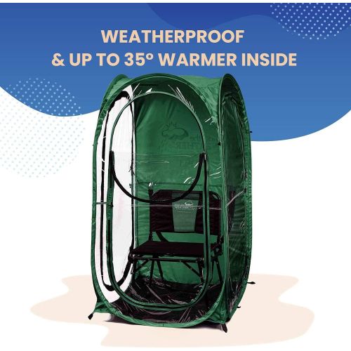  Under the Weather MyPod 1 Person Pop-up Weather Pod. The Original, Patented WeatherPod