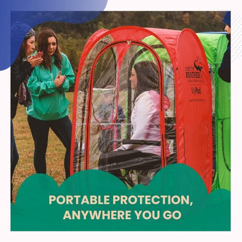  Under the Weather MyPod 1 Person Pop-up Weather Pod. The Original, Patented WeatherPod