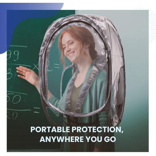  Under the Weather ShieldPod ? 1-Person Pop-Open Wearable Protective Barrier