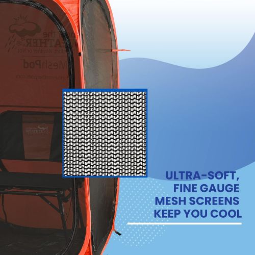  Under the Weather MeshPod 1-Person Pop-up Fine-Gauge Mesh Weather Pod. the Original, Patented WeatherPod