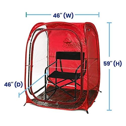  Under the Weather MyPod 2XL Pop-Up Weather Pod, Protection from Cold, Wind and Rain