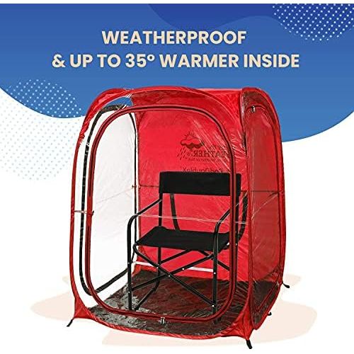  Under the Weather MyPod 2XL Pop-Up Weather Pod, Protection from Cold, Wind and Rain