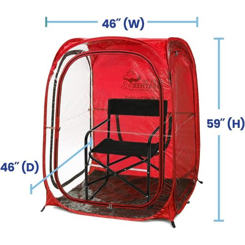  Under the Weather MyPod 2XL Pop-Up Weather Pod, Protection from Cold, Wind and Rain