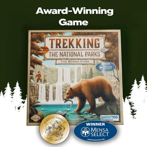  [아마존베스트]Underdog Games Trekking The National Parks: The Award-Winning Family Board Game (Second Edition)