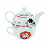 Underground Toys Star Wars BB-8 Ceramic Teapot and Cup Set 12 Ounce Pot, 6 Ounce Mug
