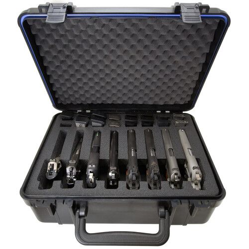  Underwater Kinetics D-Tap 8 Hard Case for 8 Pistols (Black)