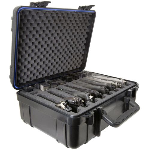  Underwater Kinetics D-Tap 8 Hard Case for 8 Pistols (Black)