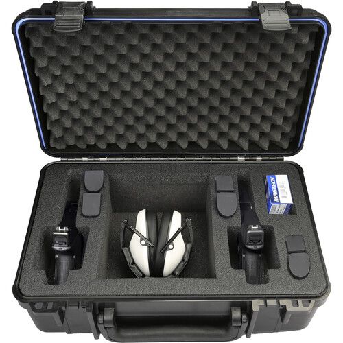  Underwater Kinetics D-Tap R2 Hard Case for 2 Pistols (Black)