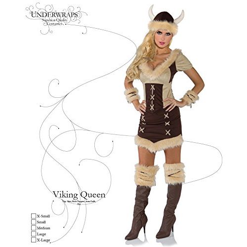  Underwraps Costumes Womens Viking Queen Costume