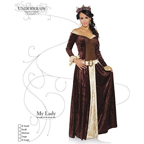  Underwraps Womens Renaissance Queen Costume - My Lady