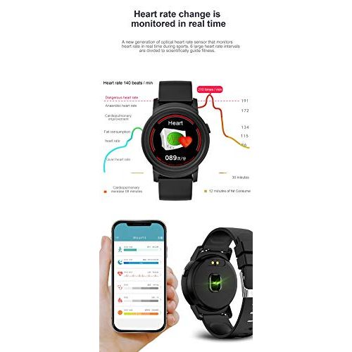  Unexceptionable-Smartwatch Smart Watch Fitness Tracker,DK02 Smart Watch Men Multi-Sport Mode Heart Rate Monitor Smart Health Fitness Tracker Smartwatch Women