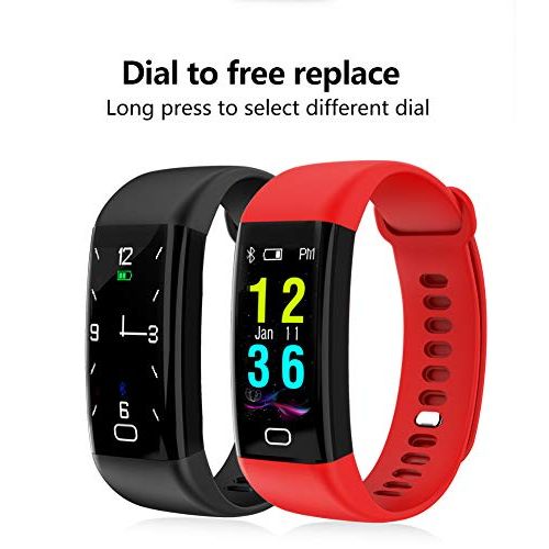  Unexceptionable-Smartwatch Smart Watch Fitness Tracker,H20 Swim Fitness Tracker Blood Pressure Heart Rate Monitor Wristwatch Sport Smart Bracelet Band Waterproof IP68 Wristband