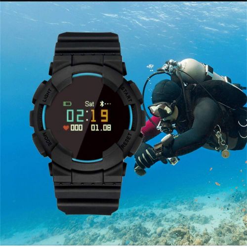  Unexceptionable-Smartwatch Smart Watch Fitness Tracker,V587 Heart Rate Smart Watch Pulse Blood Pressure Smart Bracelet to Swimming Diving Waterproof Wristwatch for Outdoor Sport Watch