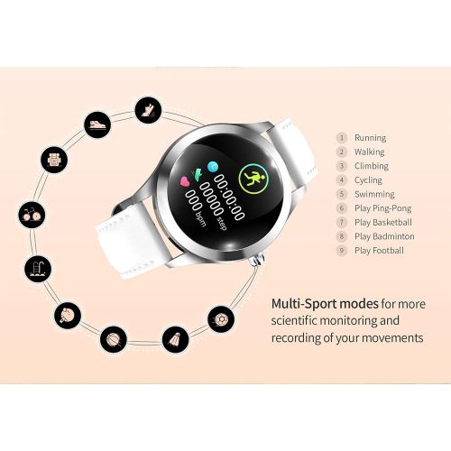  Unexceptionable-Smartwatch Smart Watch Fitness Tracker, KW10 Women Smart Bracelet Band Bluetooth Heart Rate Monitor Fitness Tracker Smartwatch