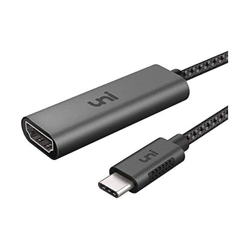  [아마존베스트]Uni USB C to HDMI Adapter (4K@60Hz), uni USB Type-C to HDMI Adapter [Thunderbolt 3 Compatible] for MacBook Pro 2018/2017, MacBook Air/iPad Pro 2018, Samsung Galaxy S10/S9, Surface Book