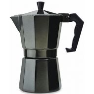 Uni Aluminum 3 Cup Espresso Maker Designer Black