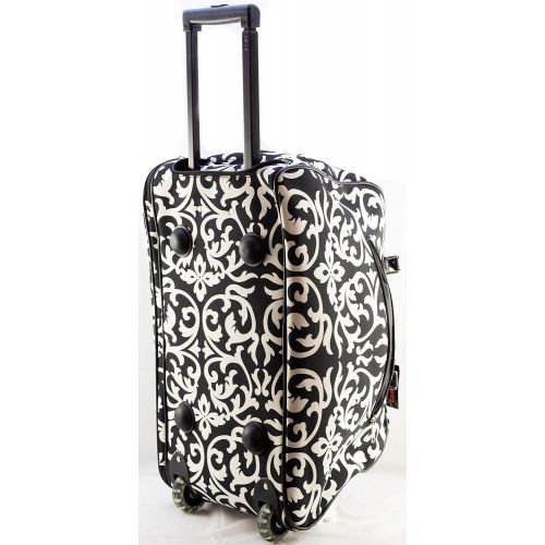  Uni Collections 21-Inch Wheeled Duffle Bag (Polka Dots MultiColor)