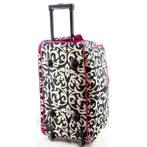  Uni Collections 21-Inch Wheeled Duffle Bag (Polka Dots MultiColor)