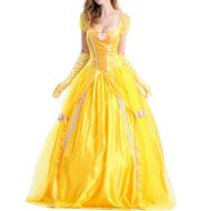 Uniarmoire Womens Belle Adult Princess Halloween Costume