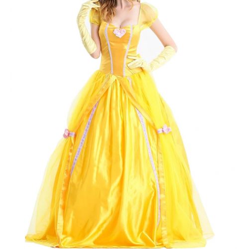  Uniarmoire Womens Belle Adult Princess Halloween Costume