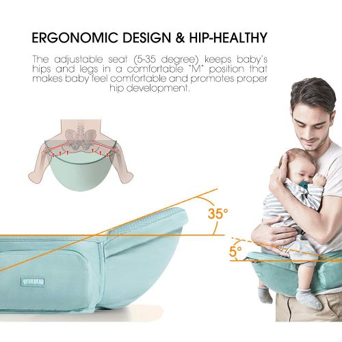  Unichart 360 All Carry Positions Baby Carrier Baby Hip Seat Carrier Perfect Baby Shower Gift