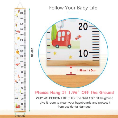  Unicherry Baby Scale, Multi-Function Digital Baby Scale with Free Growth Chart to Measure Your Baby, Dogs, Cats, Adults Weight Accurately, with 3 Weighing Modes, Holding Function, Blue Backl