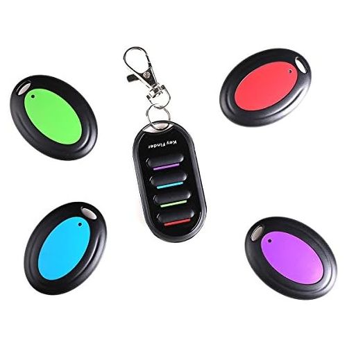  [아마존베스트]Uniclife Key Finder Wireless RF Item Locator, Remote Control, Pet, Cell, Wallet Locator with 4 Receivers