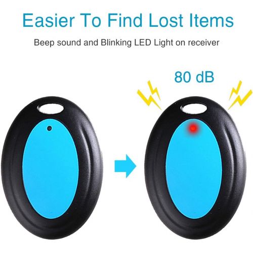  [아마존베스트]Uniclife Key Finder Wireless RF Item Locator, Remote Control, Pet, Cell, Wallet Locator with 4 Receivers