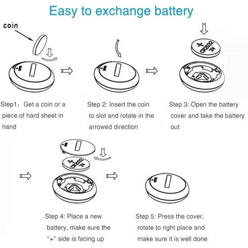  [아마존베스트]Uniclife Key Finder Wireless RF Item Locator, Remote Control, Pet, Cell, Wallet Locator with 4 Receivers