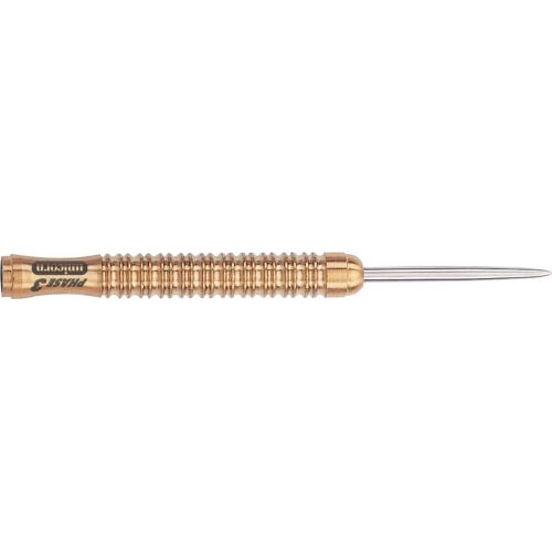  Unicorn Steel Tip Darts Phase 3 Purist Golden Titanium - Barrels Only 24g