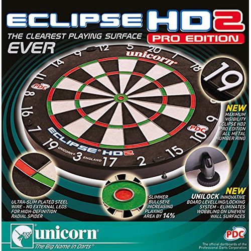  Unicorn Eclipse Hd2 Pro Edition Pdc Dartboard With Unilock