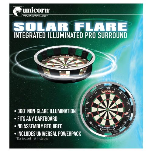  Unicorn Solar Flare Illuminated Dartboard Surround