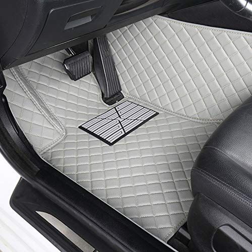  Unicozy Custom Car Floor Mat Front and Rear Liners All Weather for Dodge Journey 2009-2018(Black)