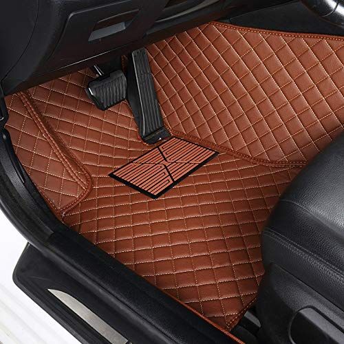  Unicozy Custom Car Floor Mat Front and Rear Liners All Weather for Dodge Journey 2009-2018(Beige)
