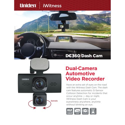  Uniden DC360 iWitness Dash Cam