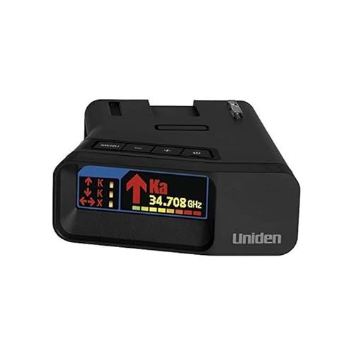  Uniden R7 Xtreme Long Range Laser/Radar Detector, Built-in GPS with Auto Learn Mode, Dual-Antennas Front & Rear w/Directional Arrows, Voice Alerts, Red Light Camera, Speed Camera Alert, (Renewed)