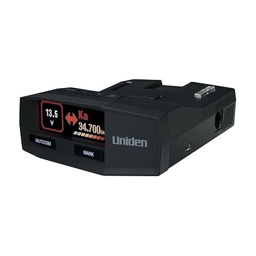  UNIDEN R8 Extreme Long-Range Radar/Laser Detector, Dual-Antennas Front & Rear Detection w/Directional Arrows, Built-in GPS w/Real-Time Alerts, Voice Alerts, Red Light and Speed Camera Alerts (Renewed)