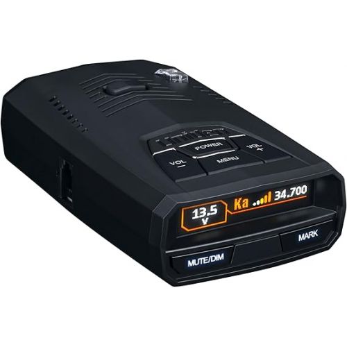  UNIDEN R4 Extreme Long-Range Laser/Radar Detector, Record Shattering Performance, Built-in GPS w/AUTO Mute Memory, Voice Alerts, Red Light & Speed Camera Alerts, Multi-Color OLED Display