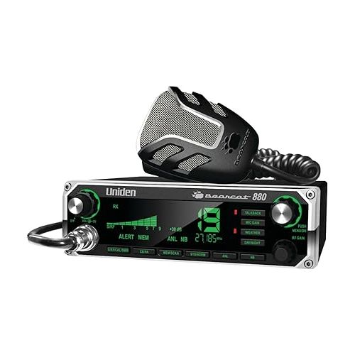  Uniden Bearcat 880 CB Radio and Uniden (BC15) Bearcat 15-Watt External Communications Speaker Bundle