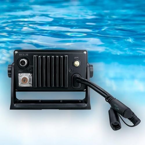  Uniden UM725BK Marine VHF Radio, All USA, Canada, and Int'l. Marine Channels, 1Watt/25Watt Transmit Power, Largest LCD Screen in Class, NOAA Weather Channels w/Alerts, Speaker Mic, IPX8 Waterproof.