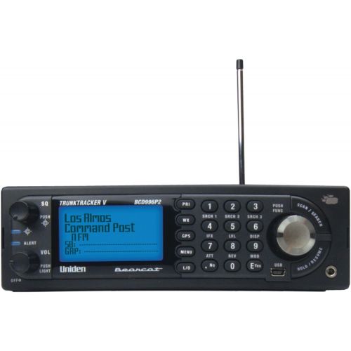  [아마존베스트]Uniden BCD996P2 Digital Mobile TrunkTracker V Scanner, 25,000 Dynamically Allocated Channels, Close Call RF Capture Technology, 4-Line Alpha display, Base/Mobile Design, Phase 2, L