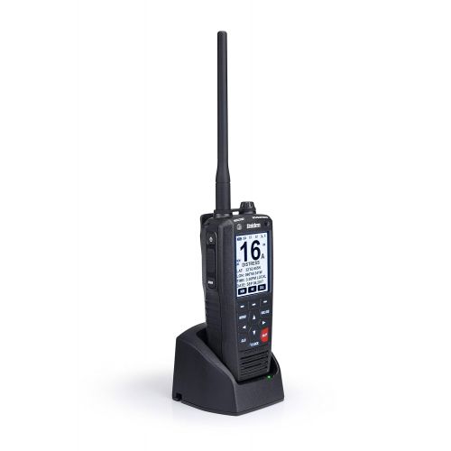  Uniden MHS335BT 6W Class D Floating Handheld VHF Marine Radio with Bluetooth, Text Message Directly to Other VHF Text Message Capable Radios, IPX8 Submersible Design