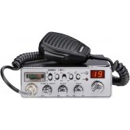 Uniden PC68LTX 40-Channel CB Radio with PA/CB Switch, RF Gain Control, Mic Gain Control, Analog S/RF Meter, Instant Channel 9, Automatic Noise Limiter, and Hi-Cut Switch,Silver