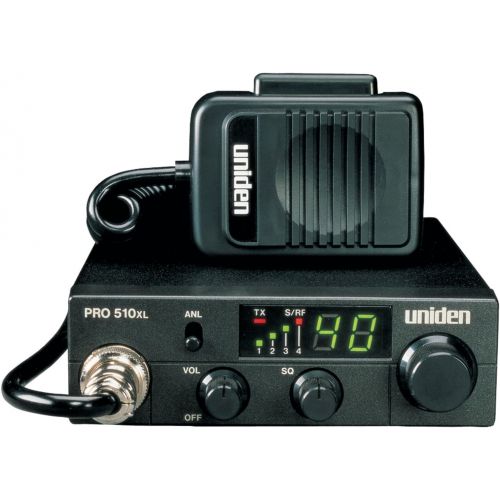  [아마존베스트]Uniden PRO510XL Pro Series 40-Channel CB Radio. Compact Design. Backlit LCD Display. Public Address. ANL Switch and 7 Watts of Audio Output. Unique PLL Circuit. S/RF LED Meter.